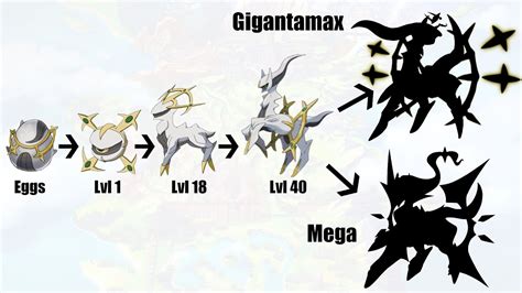 arceus evolution chart